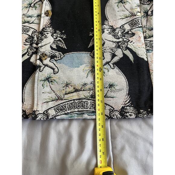 Rebel Vengeance All Over Print Cherubims Oasis Non Duco Dico Jacket Size Large - Picture 4 of 12